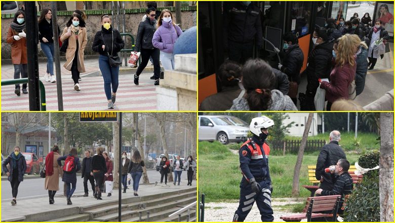 Featured image of article: Birrë dhe rradhë në stacionet e urbanëve, qytetarët e Tiranës s’pyesin për COVID-19, nuk mbajnë distancën 1 metër (FOTO)